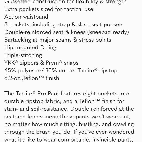 5.11 Tactical Taclite Pro Ripstop Pant Relaxed Fit NWT size 30 - Picture 8 of 9